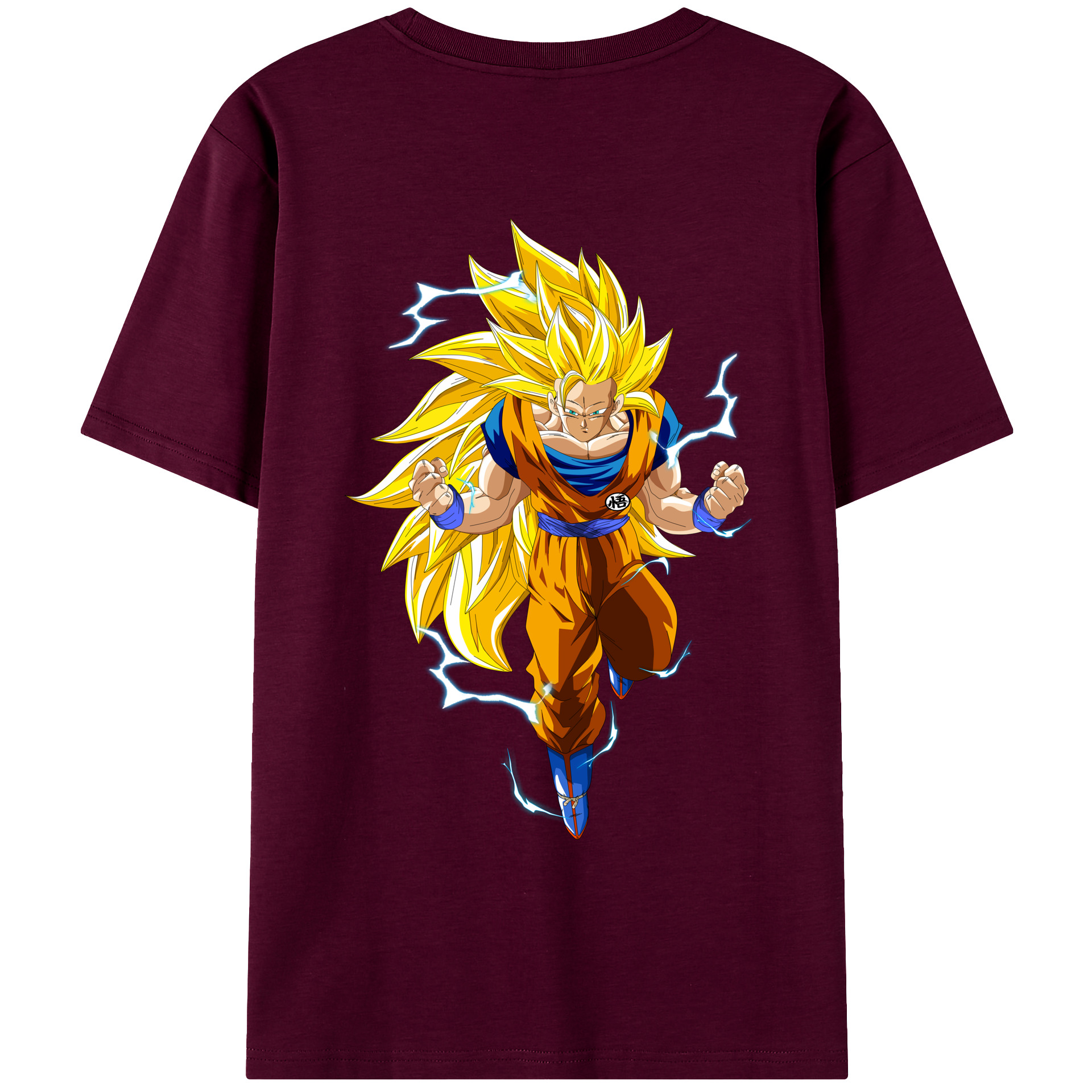 （画像用） ドラゴンボール 孫悟空（そん ごくう）Son Goku カカロット DRAGON BALL Kakarotto レディース半袖Tシャツ(バックプリント)